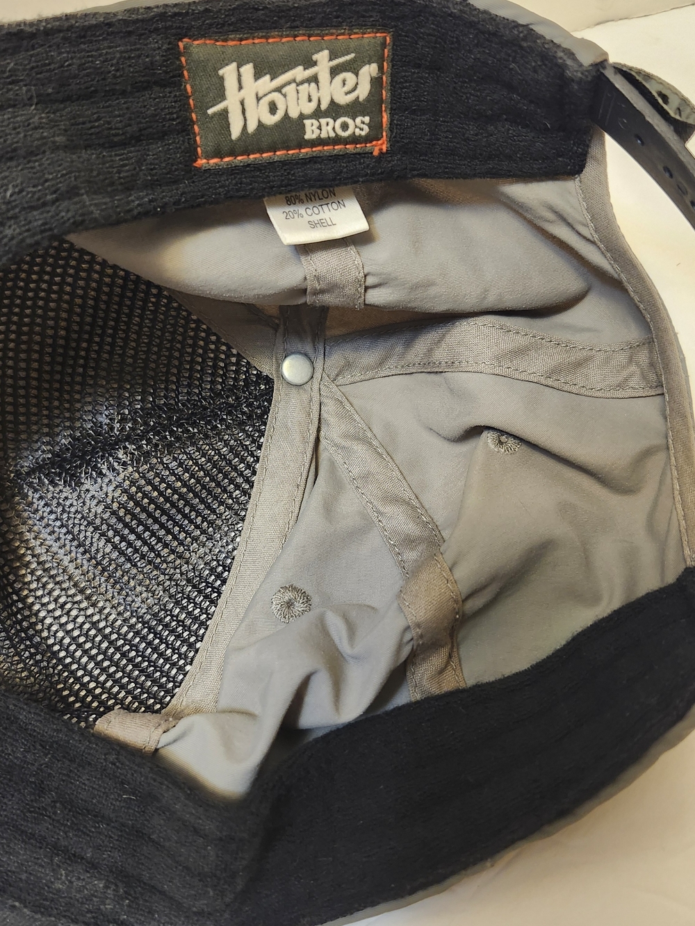 Howler Brothers Gray Cap with Orange-Yellow Patch and Black Rope - Picture 3 of 3